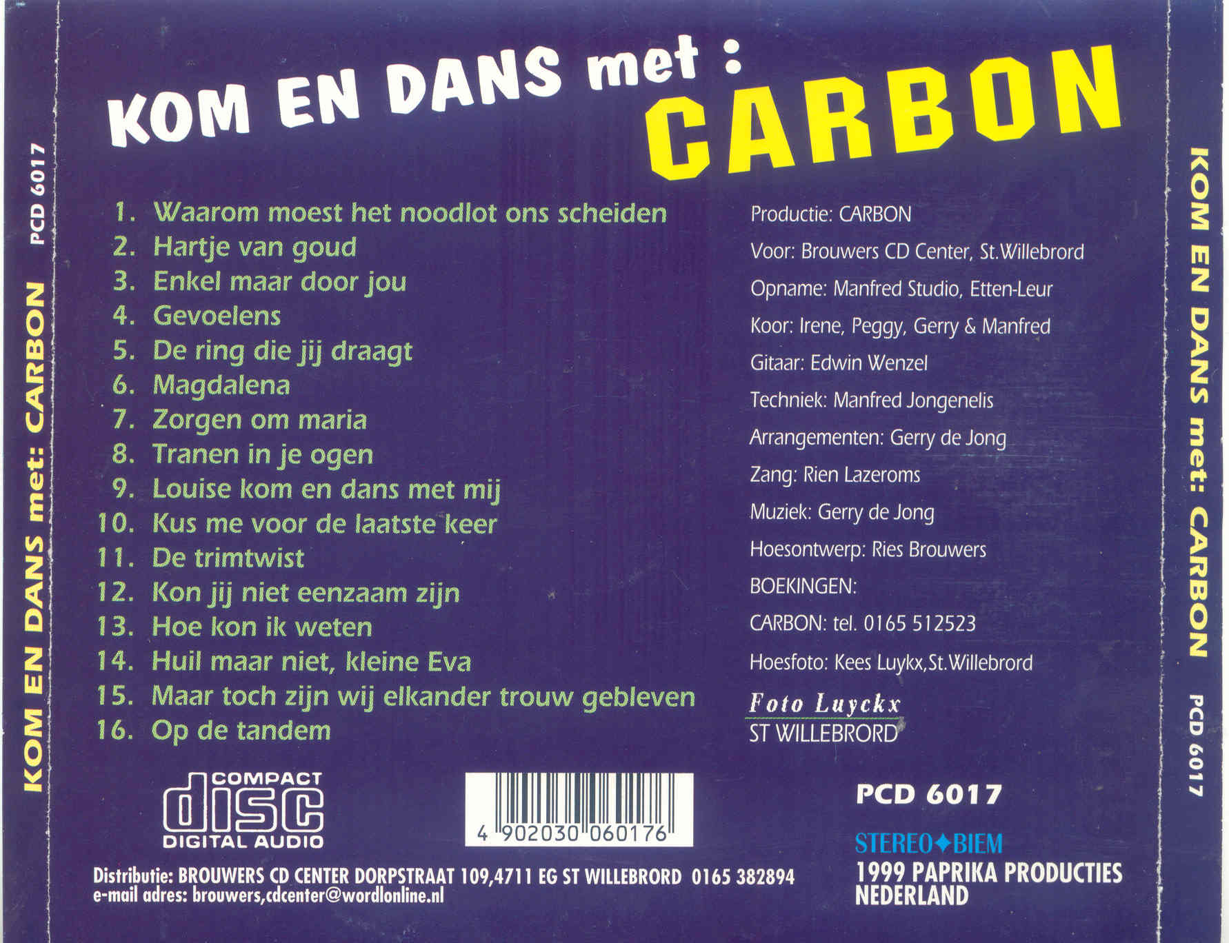 Carbon  Kom En Dans Met Deel 01 : Back